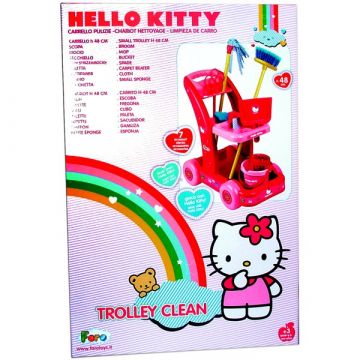 Pozdravljeni Kitty čistilni voziček - .slika