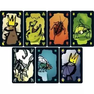 Poker mit Kakerlaken - Kartenspiel mit Anleitungen auf Ungarisch - . bild aus