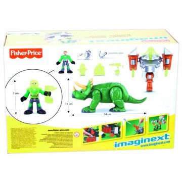 Fisher-Price: Imaginext dinozavri - Triceratops z rudarjem - .slika