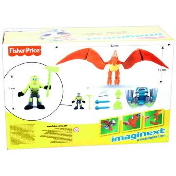 Fisher-Price: Imaginext dinozavri - Leteči dinozaver z rudarjem - .slika