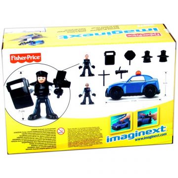 Fisher-Price: Imaginext Mestna pustolovščina - Policijski avto s policistom - .slika
