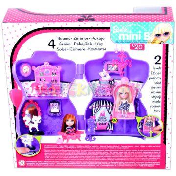 Barbie: Mini B nosilni set - vijolična - .slika