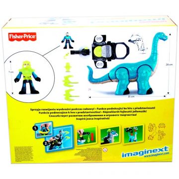 Fisher-Price: Imaginext dinozavri - Veliki Brontosaver z rudarjem - .slika