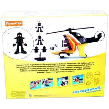 Fisher-Price: Imaginext Mestna avantura - Velik reševalni helikopter s figurico - .slika
