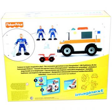 Fisher-Price: Imaginext Mestne pustolovščine - Veliko reševalno vozilo s figuro - .slika