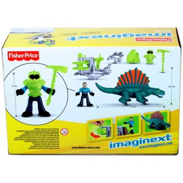 Fisher-Price: Imaginext dinozavri - Modri dinozaver z rudarjem - .slika