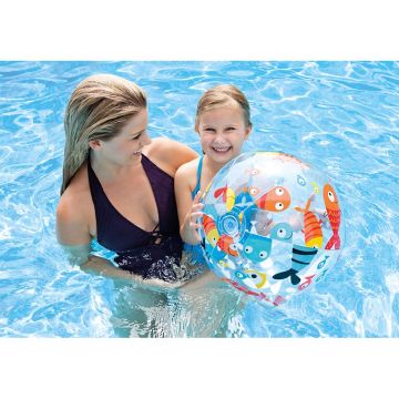 Strandbal met patroon - 51 cm, verschillende - .afbeelding