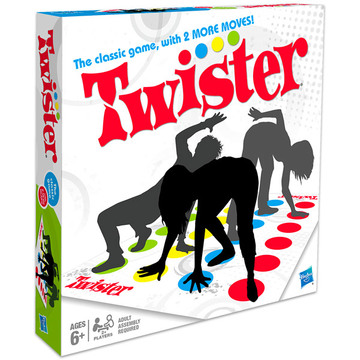 Twister társasjáték két új mozdulattal