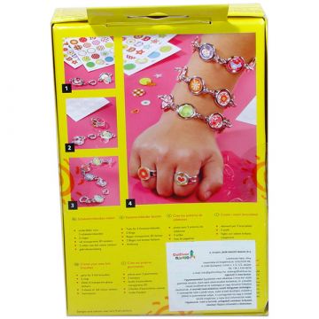 Sijajni set za izdelavo zapestnic z nalepkami - .slika
