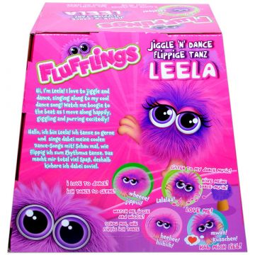 Puhasti lila-roza puhko - plesalka Leela - .slika