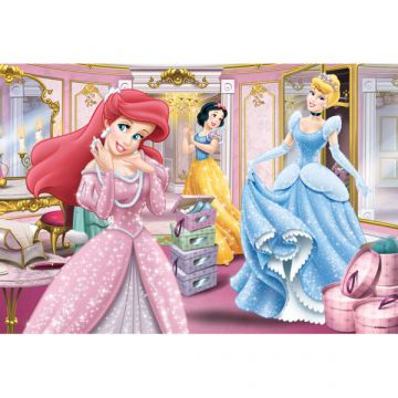Disney princeske: Garderobna omara 100-delna sestavljanka - .slika