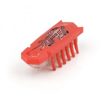 Hexbug - rdeča fluorescenčna nano hrošča v epruveti - .slika