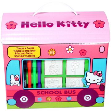 Hello Kitty: komplet žigov za šolski avtobus - .slika