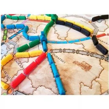Ticket to Ride Europe - gra planszowa kolejowa w języku węgierskim - .zdjęcie 