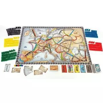 Ticket to Ride Europe - gra planszowa kolejowa w języku węgierskim - .zdjęcie 