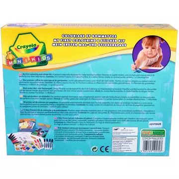 Crayola Mini Kids: Conjunto de Colorir e Adesivar - .Imagem