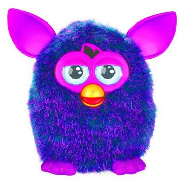 Furby interaktivna roza-temno modra plišasta figura - .slika