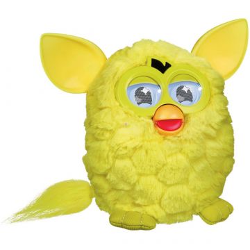 Interaktivna rumena plišasta figura Furby - .slika