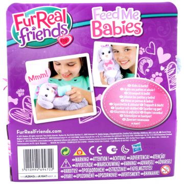 FurReal Friends - Feed Me Babies sivi novorojenček pes - .slika