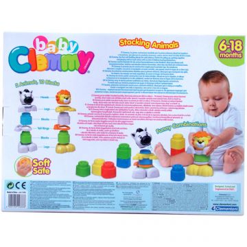 Clemmy Baby - Živalski stolp gradbeni komplet kock - .slika