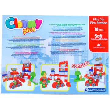 Clemmy Plus - 40-delni veliki gasilski gradbeni set - .slika