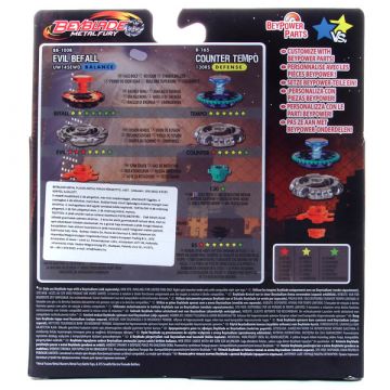 BeyBlade: Metal Fury Evil Befall in Counter Tempo vrtiljak - .slika