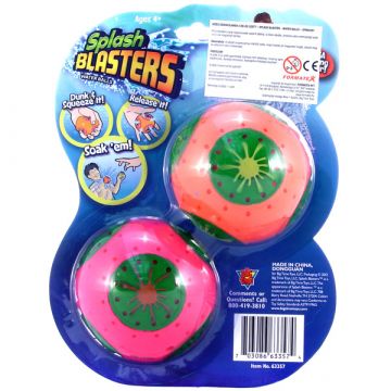 Splash Blasters vizes labdák - narancssárga-rózsaszín - . kép
