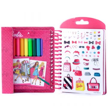 Barbie: Mini modni oblikovalec skic komplet - .slika