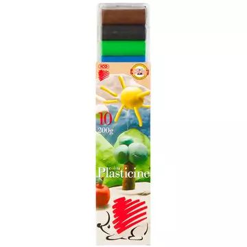 Set de plastilina ICO Erizo - colores surtidos - 10 uds.