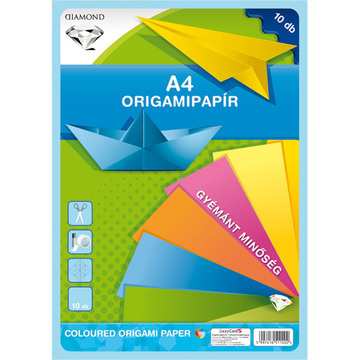 Origamipapír - A4-es - 10 db - . kép