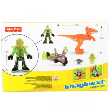 Fisher-Price: Imaginext dinozavri - Velociraptor z rudarjem - .slika