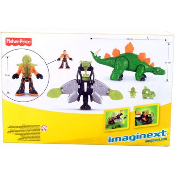 Fisher-Price: Imaginext dinosavri - Stegosaver z rudarjem - .slika
