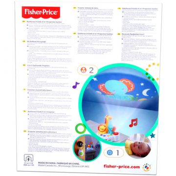 Tropski gozd Prijatelji Projektor 4-v-1 - .slika