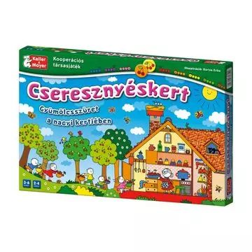 Kirsebærhaven - et brætspil på ungarsk. - .billede