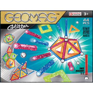 Geomag Glitter: 44 darabos készlet - csillámos - . kép