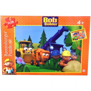 Bob Gradbinec: Bob in Wendy pri delu - 2 x 20 kosovska sestavljanka - .slika