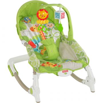 Gugalnica 2-v-1 Newborn to Toddler Rainforest Friends - .slika