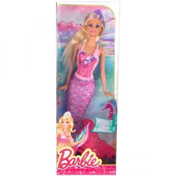 Barbie: Tündérmese sellők - rózsaszín Barbie