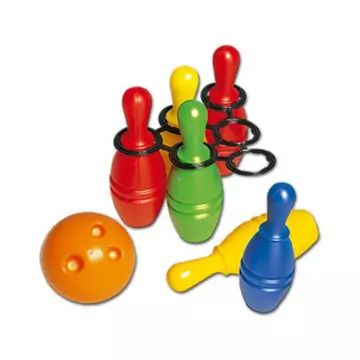 Sæt med bowling af plastik med 6 dele - .billede