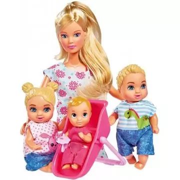 Steffi Love Lutka s 3 bebe. - .slika