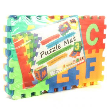 Pena preproga puzzle s črkami - .slika