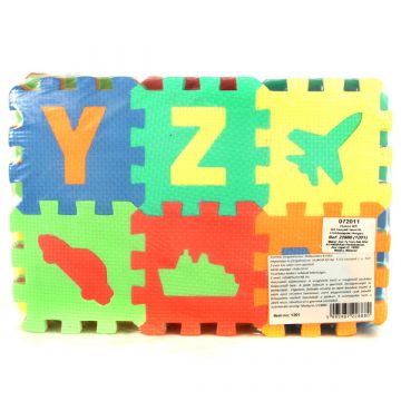 Pena preproga puzzle s črkami - .slika