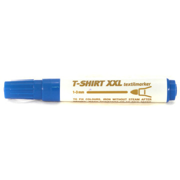 ICO T-Shirt XXL vastag textil filctoll - kék