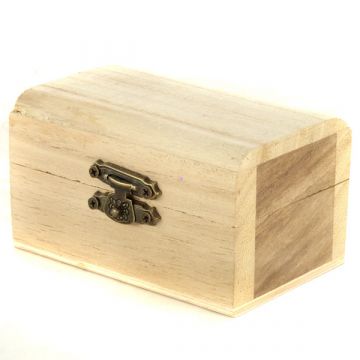 Okrasna lesena mini škatla - .slika