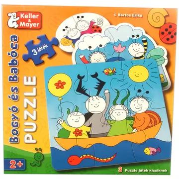 Bogyó e Babóca: Quebra-cabeça para bebês de 2 a 4 a 6 peças