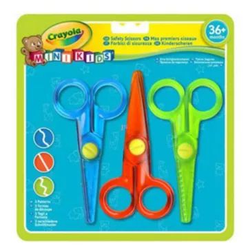 Crayola Mini Kids: Set de foarfece din plastic - 3 buc.