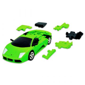 Eureka 64-delni Lamborghini Murciélago 3D puzzle - zelena - .slika