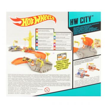 Hot Wheels Mesto: Srednji igralni set - Gradbišče - .slika