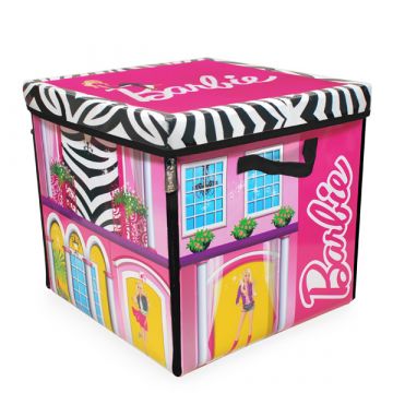 Barbie: Škatla za shranjevanje in igralna hiška - .slika