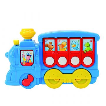ABC glasbeni vlak - moder - .slika